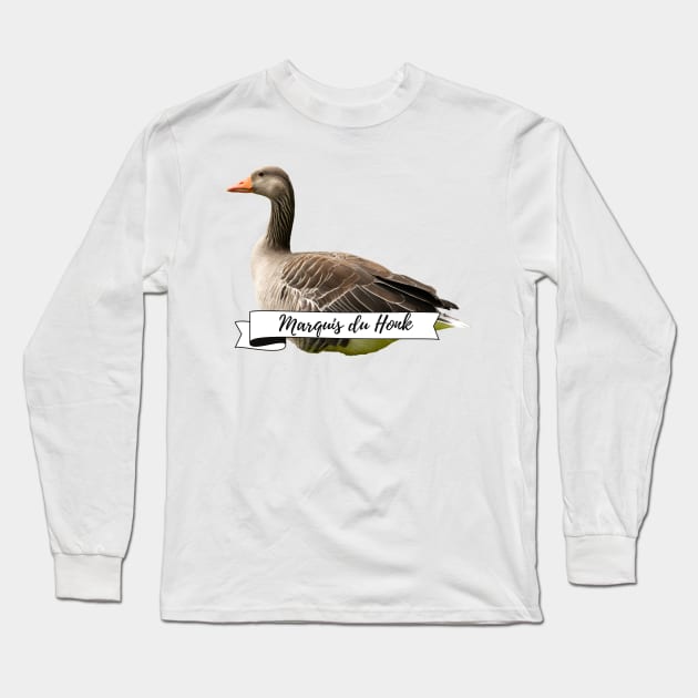 Royal Geese Marquis du Honk Long Sleeve T-Shirt by nathalieaynie